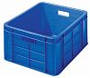 34L solid plastic crate
