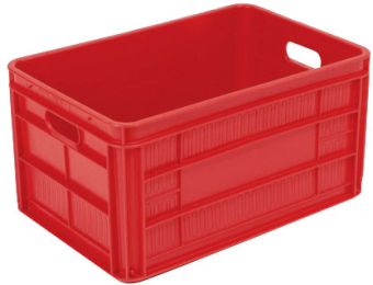 47L heavy duty solid plastic crate