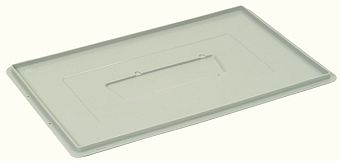 Lid for 600x400 solid plastic crates