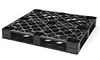 Heavy-duty reversible industrial plastic pallet. Extraordinary weight-to-load capacity ratio