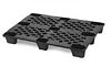 Nestable Euro plastic pallet for medium duty. Reduces freight charge by volume saving: 22 plastic pallets = 1m high